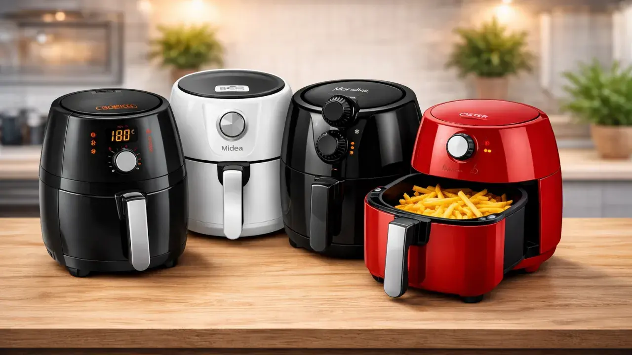 10 melhores air fryers de 3 litros em 2026 (compactas e econômicas)